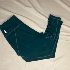 Zella green workout leggings size L